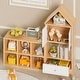 preview thumbnail 1 of 56, MVersatile Kids Bookshelf House Shape Toy Organizer for Bedroom Playroom  Natural - 48.82"W x 11.81"D x 42.5"H
