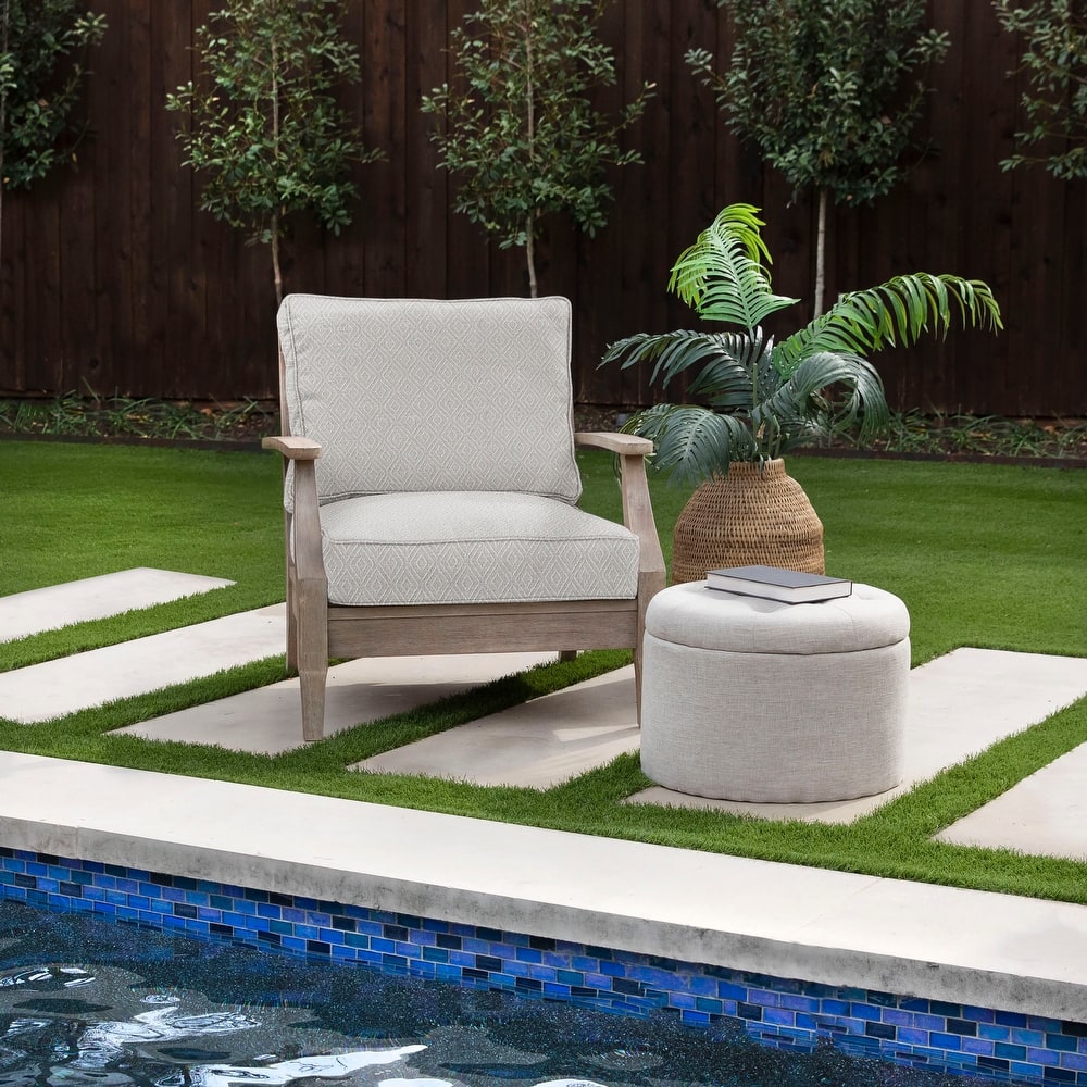 Sorra Home Sunbrella Outdoor Corded Deep Seating Cushion Set