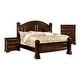 preview thumbnail 3 of 6, Tay Transitional Cherry Wood 3-Piece Poster Bedroom Set by Furniture of America