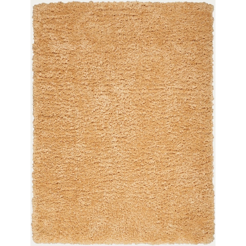 Nourison Lush Shag Contemporary Solid Shag Area Rug