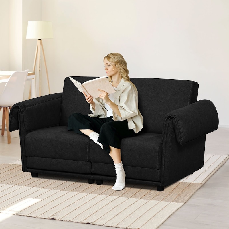 Green 2-Seating Living Room Sofa Set