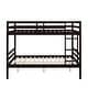 preview thumbnail 19 of 41, Full over Full Wooden Bunk Bed,High Guardrail,Ladder,Kids Teens,Dorm