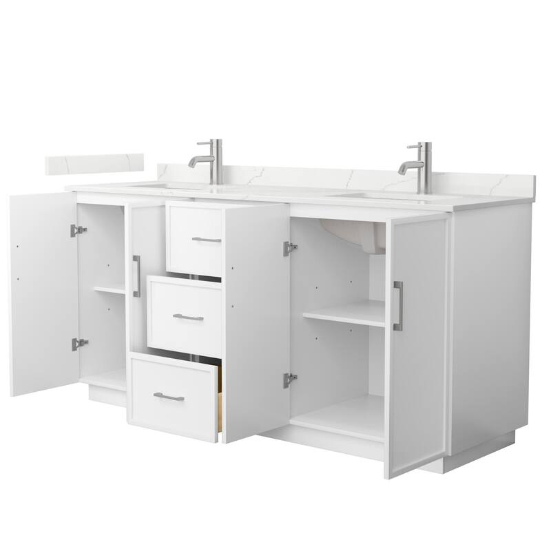Wyndham Collection WCH7474-72D-QTZ-UNSMXX Elan TK 72" Free Standing