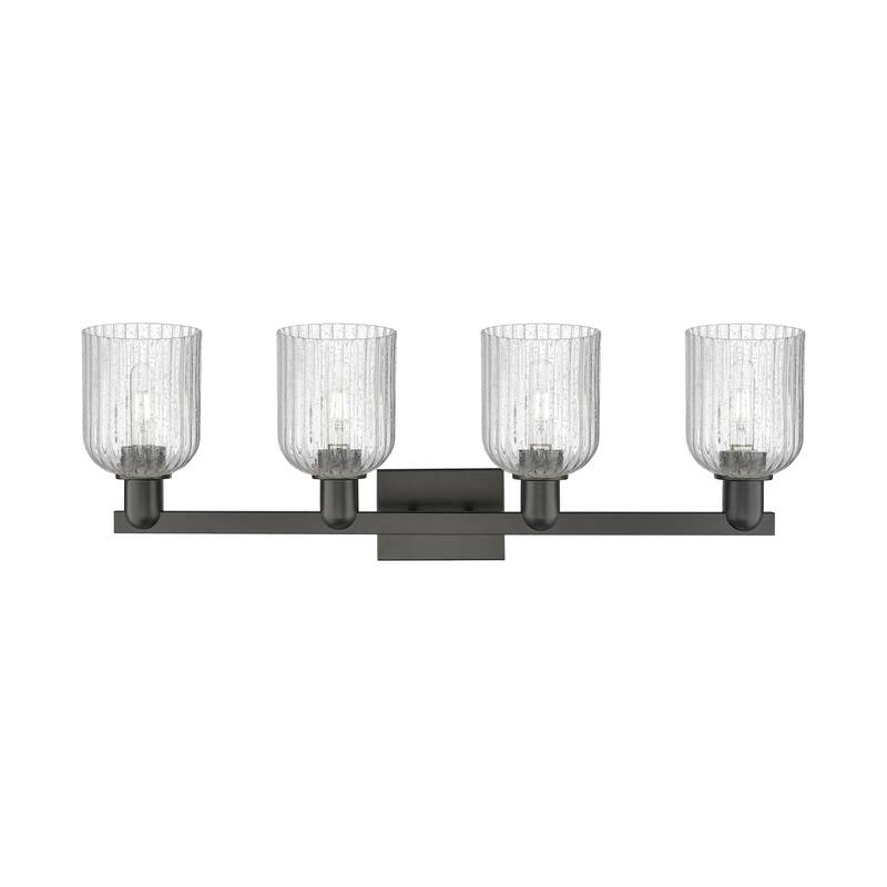 Innovations Lighting Downtown Urban - Bridal Veil - 4 Light 32" Bath Vanity Light