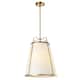 Option White Shade / Gold Fixture
