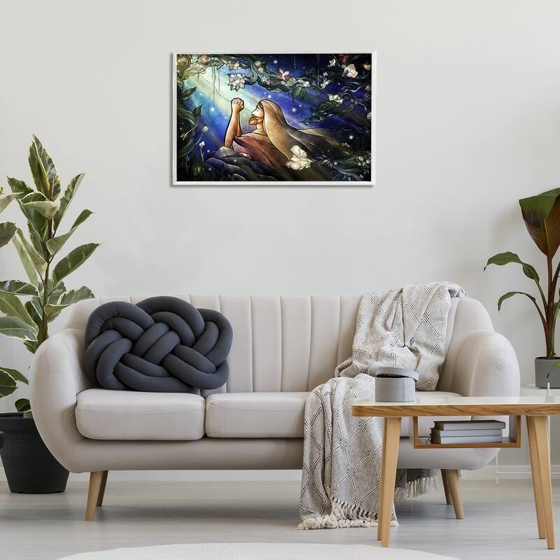Stupell Religious Gethsemane Prayer Framed Giclee Art Design By Mandie Manzano