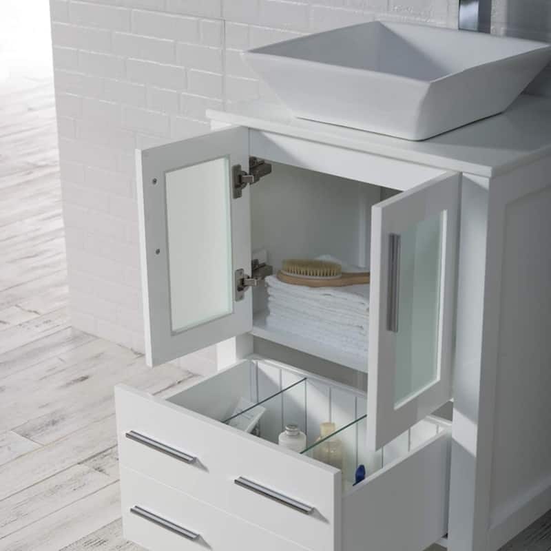 Blossom Sydney 24" Bathroom Vanity with Ceramic Vessel Sink & Mirror