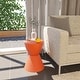 preview thumbnail 18 of 143, Boyd Round Side Table with Ribbed Design Base - Accent Hourglass End Table with Removable Lid for Living Room & Bedroom