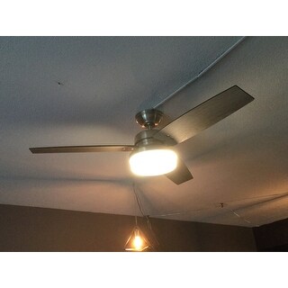 Top Product Reviews For Hunter Fan Sentinel Brushed Nickel 52 Inch Hunter Fan Sentinel Brushed Nickel 52 Inch Ceiling With 3 Reversible Blades Silver