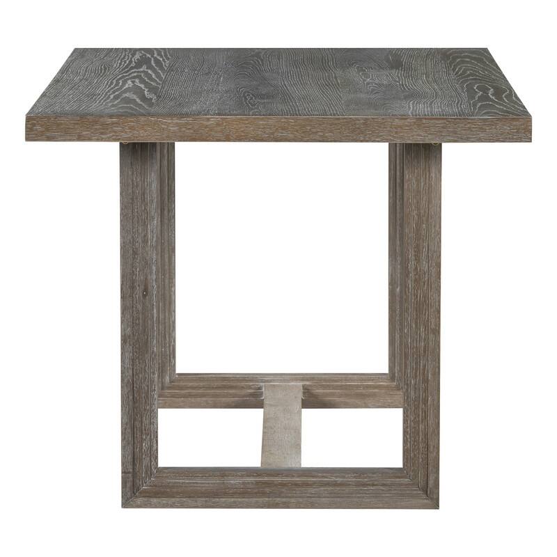 Spruce & Spring Dining Table Set for 6, 6-Piece Mid Century Modern Farmhouse Table with Chairs and Bench