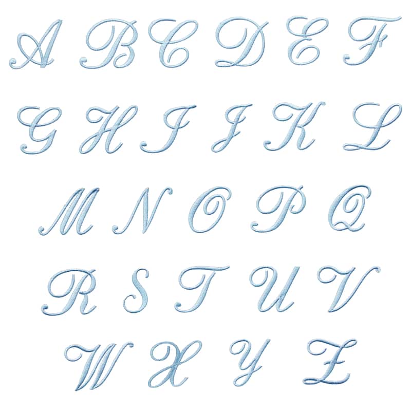 Authentic Hotel and Spa 100% Turkish Cotton Blue ADORNIA Scallop Personalized 3 Piece Towel Set - 3 Piece Set