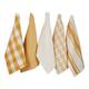 Option ASST HONEY GOLD EVERYDAY DISHTOWEL SET/5