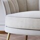preview thumbnail 8 of 39, Modern Velvet Accent Barrel Chair Upholstered Armchair Vanity Chair
