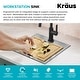 preview thumbnail 113 of 150, KRAUS Kore Workstation Drop-In Stainless Steel Kitchen Sink
