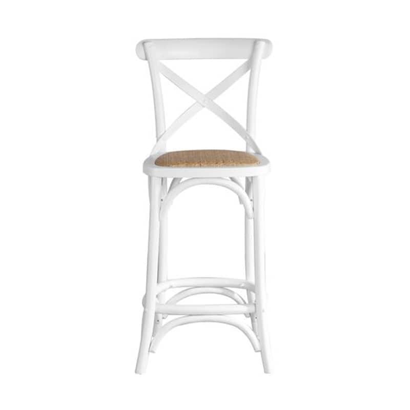 Bister Wood French White Stool stool (set of 2 )