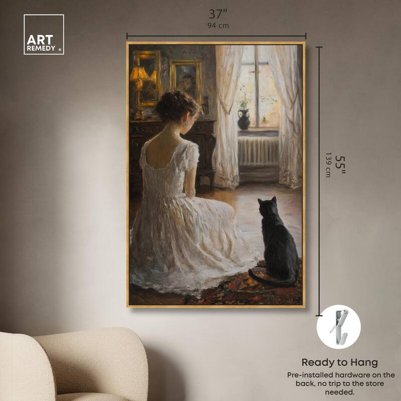 Her Faithful Companion Canvas by Art Remedy