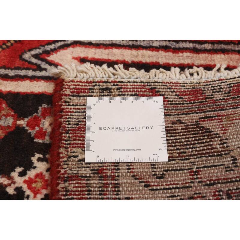 ECARPETGALLERY Hand-knotted Anadol Red Wool Rug - 3'6 x 10'0