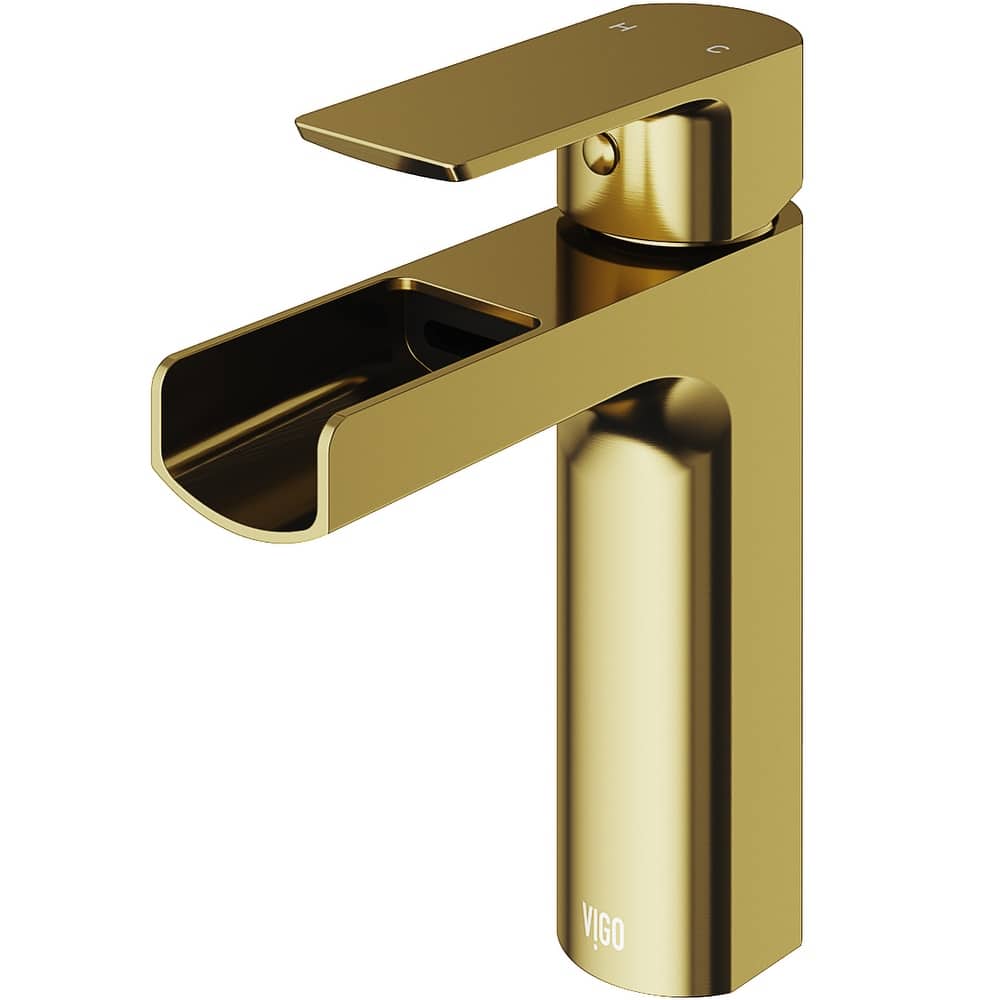 VIGO Ileana 7" H Single Handle Single Hole Bathroom Faucet