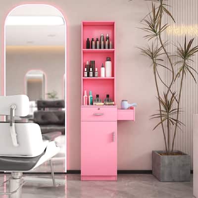 Modern Simple Hair Desk, Multi-layer Storage Space