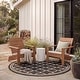 preview thumbnail 20 of 24, SAFAVIEH Courtyard Kailani Indoor/ Outdoor Waterproof Patio Backyard Rug