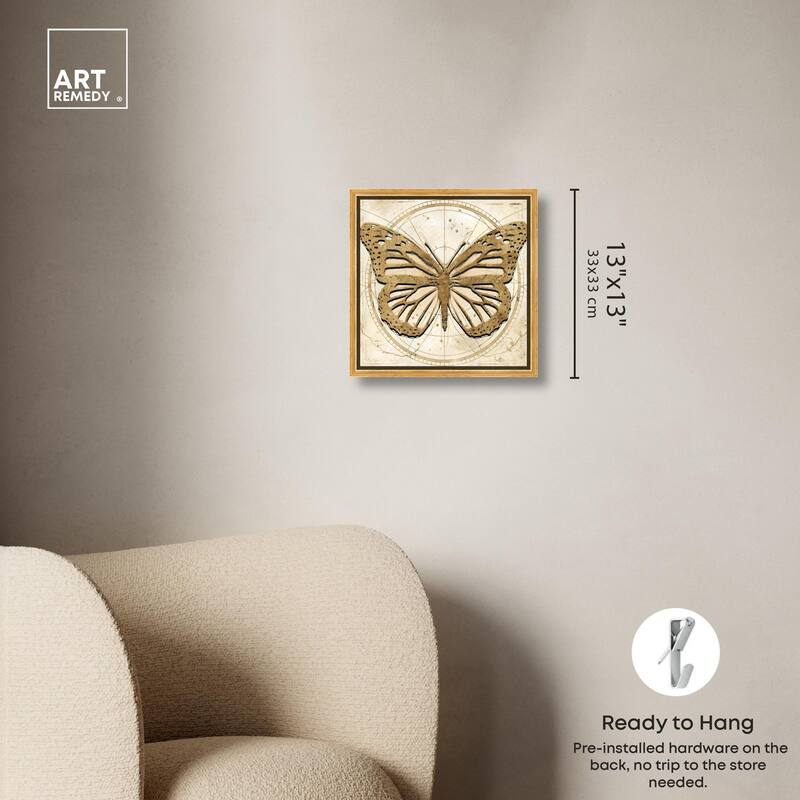 Astro Fluttering Wings Canvas by Art Remedy