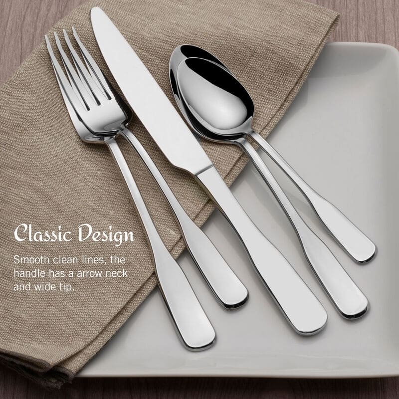 Mikasa Living Landyn 20-Piece Flatware Set