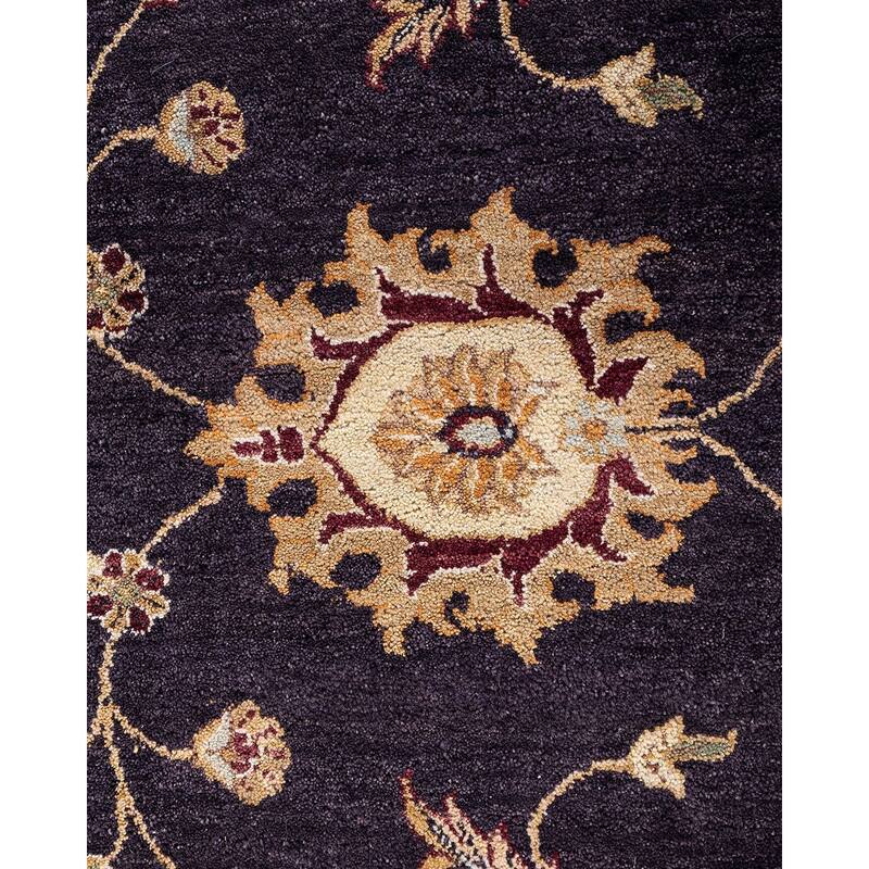 Oushak One-of-a-Kind Hand-Knotted Area Rug - Purple, 8' 1" x 10' 1" - 8' 1" x 10' 1"