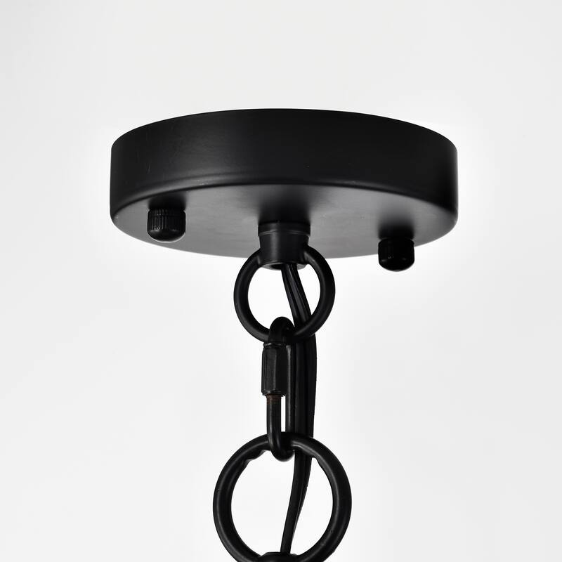 Homer Matte Black 14-Light Linear Kitchen Island Chandelier