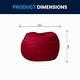 preview thumbnail 129 of 191, Small Refillable Bean Bag Chair for Kids and Teens