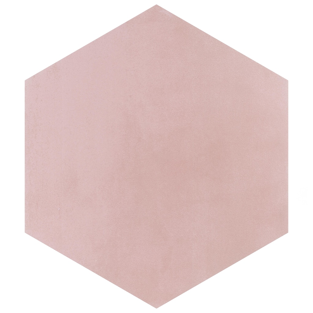 Merola Tile Horizon Hex Rosa 7-3/4" x 9" Porcelain Floor and Wall Tile