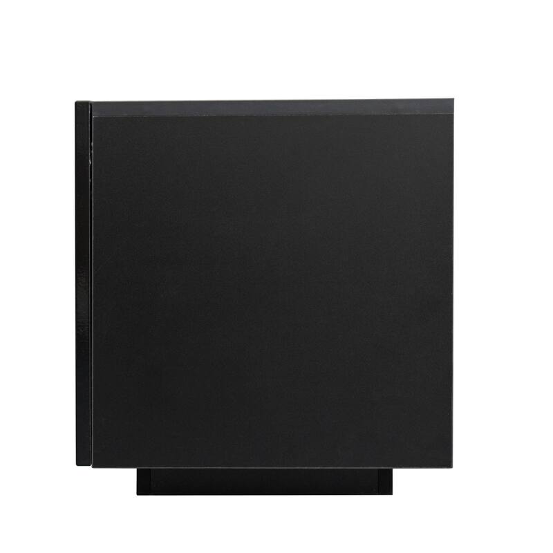 79" Modern TV Stand with LED & Storage for Living Room
