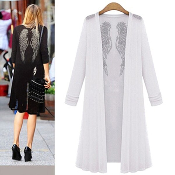 long thin cardigan womens