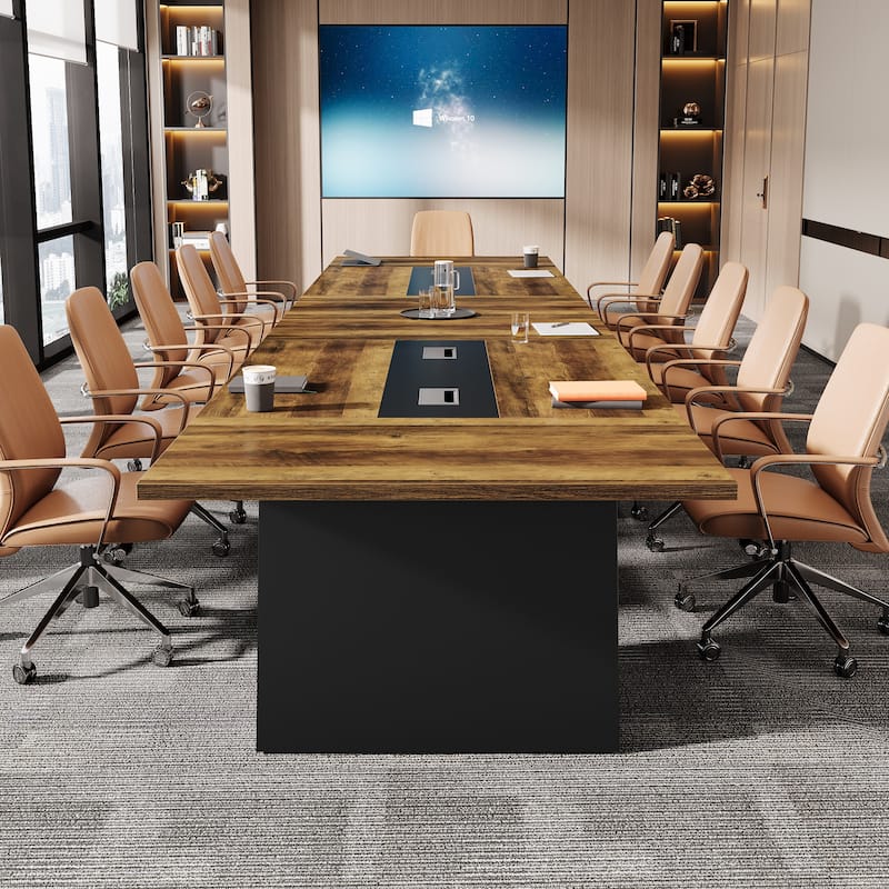 8ft Conference Table, Modern Office Meeting Room Table