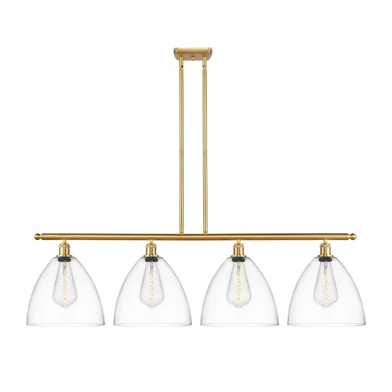 Innovations Lighting 516-4I-14-50 Bristol Linear Bristol 4 Light 50" - Satin Gold / Clear
