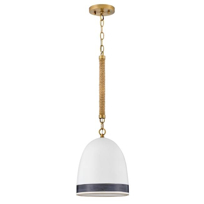 Hinkley Lighting Nash Single Light 10" Wide Pendant with Ceramic Shade