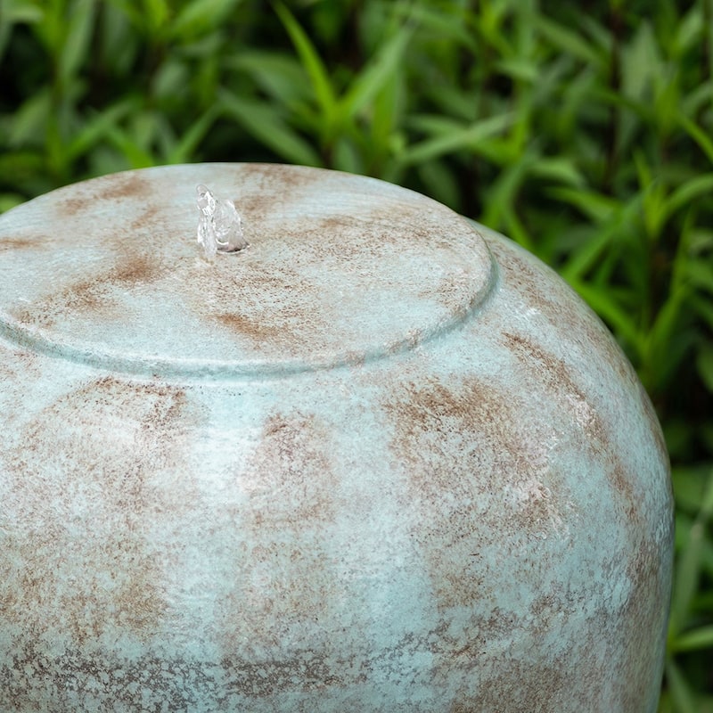 Heavy Outdoor Cute Unique Urn Design Cement Fountain