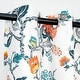 preview thumbnail 20 of 22, DriftAway Ada Floral Botanical Print Flower Leaf Lined Blackout Window Curtains