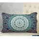 preview thumbnail 35 of 72, Premium Indoor/Outdoor Throw Pillows with Inserts for Patio Furniture, Chairs, and Indoor Décor |18''X18'' | 12''X20'' GREEN/WHITE 12X20