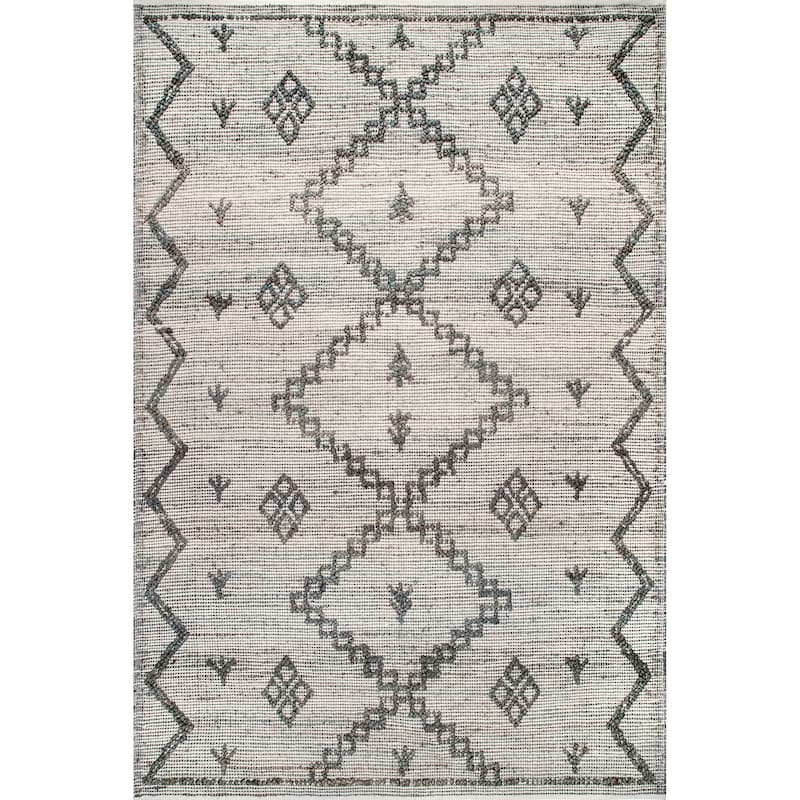 Nuloom Julianne Handmade High-Low Jute Moroccan Area Rug