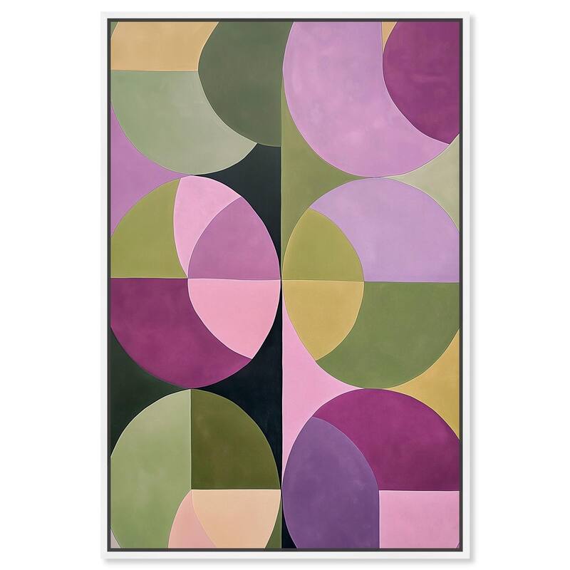 Purpurea II Canvas by Art Remedy - White - 30" x 45"