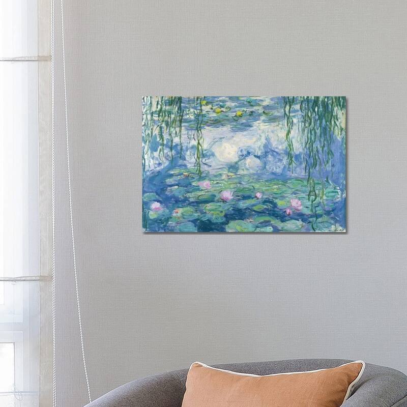 iCanvas "Waterlilies, 1916-19 " by Claude Monet Canvas Print - 18x26x1.5