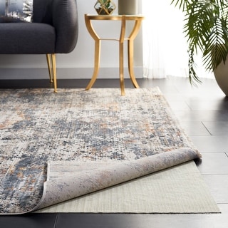 SAFAVIEH Non Slip Anti Skid Grippy Stay in place Rug Pad Under Carpet, Stable on all Hard Floors - Herringbone