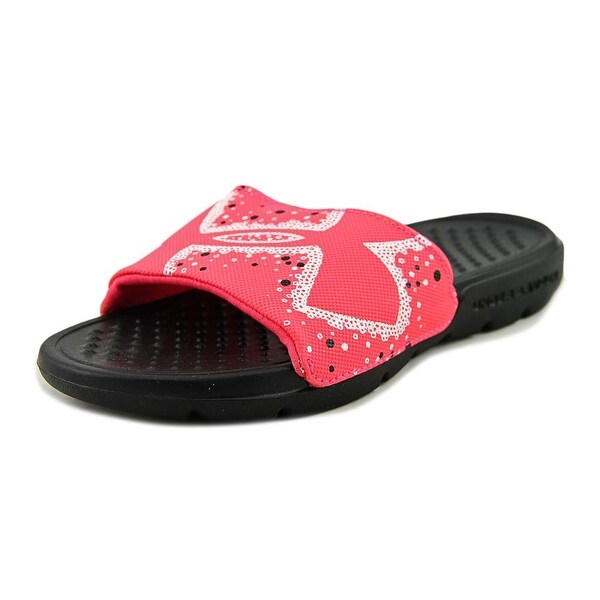 pink under armour sandals