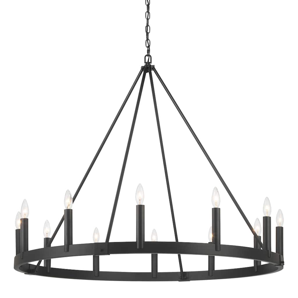 Minka Lavery 1716 Dutton 12 Light 43" Wide Taper Candle Style Ring