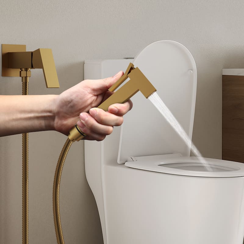 Multi-Function Handheld Bidet Sprayer with Temperature Control, Bidet Attachment for Toilet - N/A