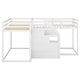 preview thumbnail 6 of 16, Pine Wood L-Shaped Bunk Bed with Storage