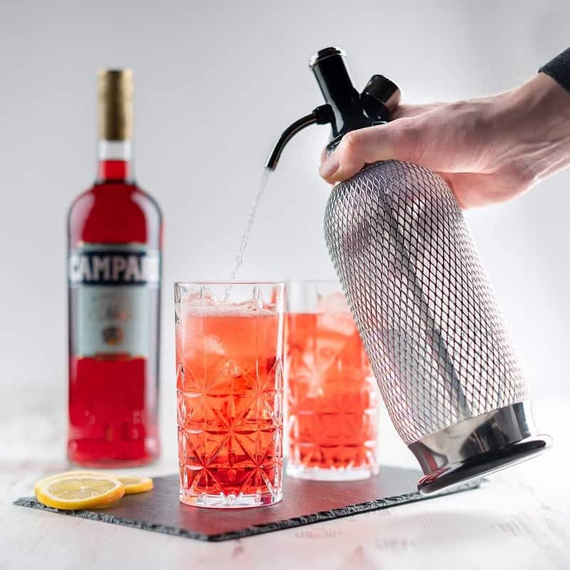 iSi North America Classic Sodamaker Mesh Soda Siphon or Holder