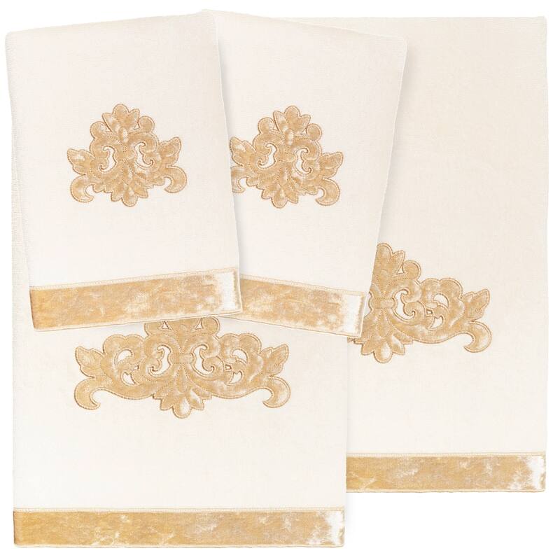 Authentic Hotel and Spa Turkish Cotton May 4 PC Towel Set - Beige