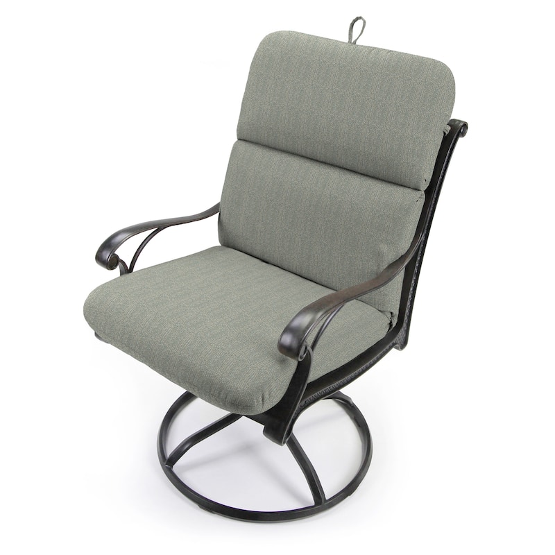 22" x 45" Outdoor Chair Cushion with Ties and Loop - 45'' L x 22'' W x 5'' H