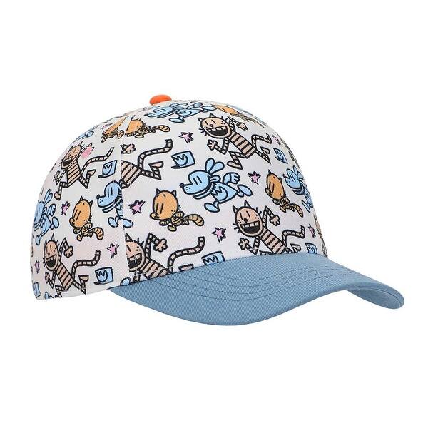 slide 2 of 6, Dog Man All-Over Character Print YOUTH Traditional Adjustable Hat